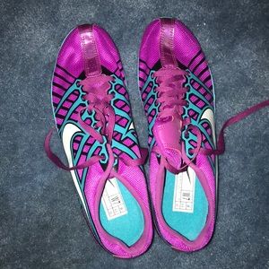 Nike distance flats/spike, size 7, spikes separate